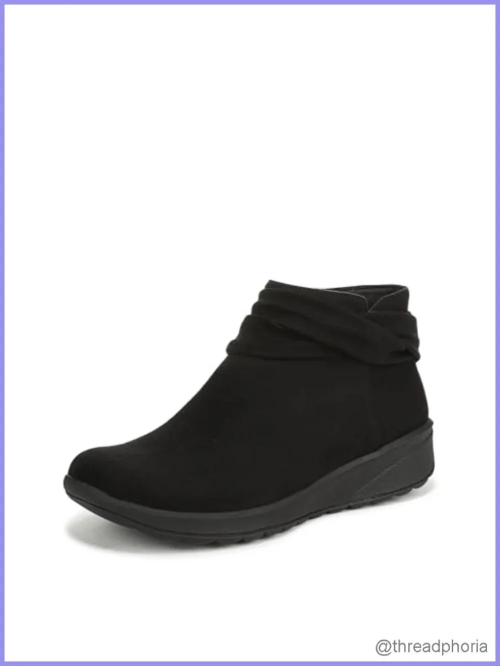 Women's Gemma Round Toe Flat Ankle Booties Stretch Fabric Side Zip Boots